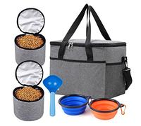 OAJABBGE Dog Travel Bag Weekend Pet Travel Set For Dog And For Airline Tote With Multi-Function Pockets