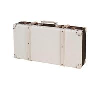 OAJABBGE Elegant Vintage Suitcase Box Large Capacity Portable Handle Luggage Case Great for Travel and Decorative Use