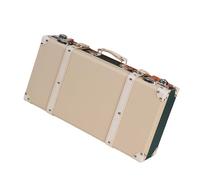 OAJABBGE Elegant Vintage Suitcase Box Large Capacity Portable Handle Luggage Case Great for Travel and Decorative Use