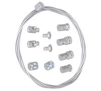 OAJABBGE General Motorcycle Emergencies Brake Clutches Cable Repair Set with Strong Metal Construction for Bike Models Motorcycle Brake Clutch Cable Kit Harsh Conditions