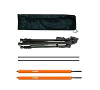 OAJABBGE Golf Swing Trainer With Aluminum Alloy Stand And Foam Rod Practice Tool For Indoor Outdoor Practice & Skill Improvement Golf Swing Trainer Aluminum Alloy Stand