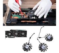 OAJABBGE Graphics Card Cooling Fan 4pin DC12V For 3070TI 3080 3090 GAMING Effective Heat Management In Computer T129215BU