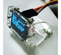 OAJABBGE High Contrast 0.96Inch Display 128x64 Adjustable Brightness Low Power Consumption For Electronics