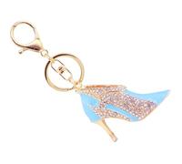 OAJABBGE High Heel Shoe Keychain Sparkling And Bag Charm Alloy Texture Suitable For Valentines Day Birthday Women And Girls Colorful Diamonds Keychain For Girlfriend