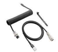 OAJABBGE High Performances USB Coiled Cable For Gaming Keyboards Metal Aviation Plugs Mechanical Keyboards Cable 180cm/70.87inch