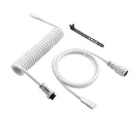 OAJABBGE High Performances USB Coiled Cable For Gaming Keyboards Metal Aviation Plugs Mechanical Keyboards Cable 180cm/70.87inch