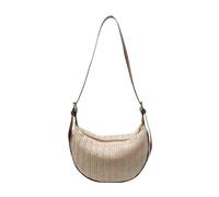 OAJABBGE Hoboes Crossbody Bag For Women Woven Adjustable Shoulder Strap Trendy Beach & Commute Underarm Purse Woven Beach Bag