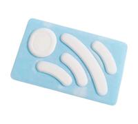OAJABBGE ICE Edition Skates Pad 1Set Round Curved Edges Feet Stickers For GPROWireless