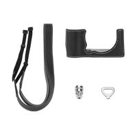 OAJABBGE Leather Half Case and Wrist Straps for XM5 Camera Offering Protections and Portability