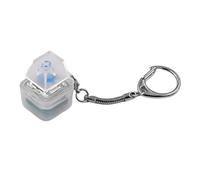 OAJABBGE LED Light Keyboards Switches Tester Tool Clear Key Switches Testing Keychain Toy For Mechanical Keyboards