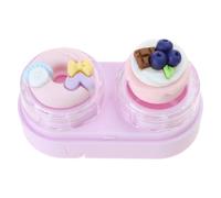 OAJABBGE Lenses Case and Removal Tool Compact Size Rubber Eye Lens Inserter Easy Carry Applies Contacts Safely