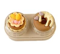 OAJABBGE Lenses Case and Removal Tool Compact Size Rubber Eye Lens Inserter Easy Carry Applies Contacts Safely