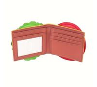 OAJABBGE Lovely Wallet with Card Holder Hamburger Shaped Change Purse PU Leather Wallet Fashion Coin Purse for Woman Man