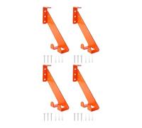 OAJABBGE Multiurpose Garage Wall Hook for Chainsaws Shovels Rakes Heavy-Duty Powder Coated StainlessSteel Mounting Systems Space Chainsaw Hanger Bracket for Workshop Storage