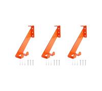 OAJABBGE Multiurpose Garage Wall Hook for Chainsaws Shovels Rakes Heavy-Duty Powder Coated StainlessSteel Mounting Systems Space Chainsaw Hanger Bracket for Workshop Storage