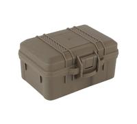 OAJABBGE Outdoor Shockproof Box Survival Container Storage Carry Box Protective Hard Case for Camping Fishing Hiking