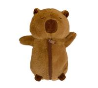 OAJABBGE Plush Animal Pencil Case Large Capacity Plush Pencil Case Portable Pen Organizers for Student Women Travel Makeup Bag