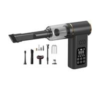 OAJABBGE Portable ABS Materials Car Vacuum and Tire Pumps Intelligent Control for Precise Pressure Cordless Design Portable Vac