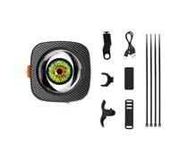 OAJABBGE Programmable Bikes Tail Light Quick Installation Dynamic LED Bicycles Tail Lamp Devil Eyes Bicycles Rear Lights Enduring Cycling Accessories