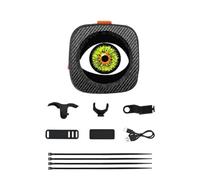 OAJABBGE Programmable Bikes Tail Light Quick Installation Dynamic LED Bicycles Tail Lamp Devil Eyes Bicycles Rear Lights Enduring Cycling Accessories