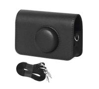 OAJABBGE PU Leather Case Protector Camera Bag with Shoulder Strap for H35 501F Solid Color Carrying Case Portable
