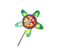 OAJABBGE Rabbits Windmill Lamp Making Supplies For Autumn Festival Family Activities Handheld Flower Light With Soft Lighting Kids Safe Paper Lamp Kits