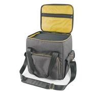 OAJABBGE Record Holder Box Travel Organizers Bag Albums Storage Carrying Bag with Divider Multifunctional Albums Storage Box