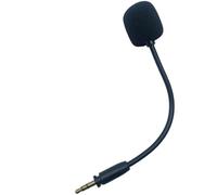 OAJABBGE Replacement Microphone For Gaming Headphone With 3.5mm Plug Noise Cancellation Sponge Sleeve Black