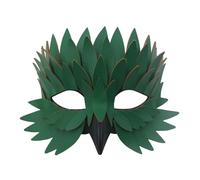 OAJABBGE Reusable Half Face Covering With Artistic Feathered Styles Detail Adult Party Essential Costume Accessory Party For Adults