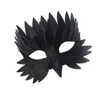 OAJABBGE Reusable Half Face Covering With Artistic Feathered Styles Detail Adult Party Essential Costume Accessory Party For Adults