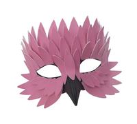 OAJABBGE Reusable Half Face Covering With Artistic Feathered Styles Detail Adult Party Essential Costume Accessory Party For Adults