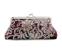 OAJABBGE Sophisticated Ladies' Evening Bag Shoulder Crossbody Purse With ICreative Beading And Various Carry Option For Women Rhinestones Handbag