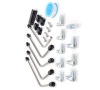 OAJABBGE Stainless Steel Cooling Systems Vent Set For LS Series Motor Enhanced Heat Dissipation Efficiency Stainless Steel LS Engine Coolant Kit