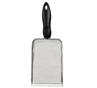 OAJABBGE Stainless Steel Sand Substrate Scoops Shovel Fine Mesh Sifter Litter Cleaner Metal Scooper For Bedding