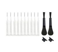 OAJABBGE Stylish Black And White Charging Port Cleaner Kits Removal Brush For Maintaining Device Performances