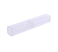 OAJABBGE Transparent for Case Pen Holder Storage Box Stationery School Office U