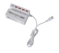OAJABBGE USB Splitter With 4 USB Female And Type C Port Converters Featuring Phone Stand And Amplifiers For Use