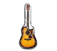 OAJABBGE Waterproof 40/41inch Electric Guitar Clear Cover with Side Storage Pocket Dustproof Case Easy to Carry Dustproof Case Cover