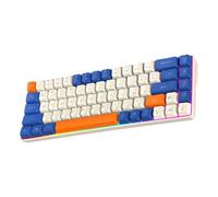 OAJABBGE Wire 68Key Compactly Mechanical Keyboard With Low Noise Designs And LED Lighting Effects Keyboard For Gamers Enthusiasts