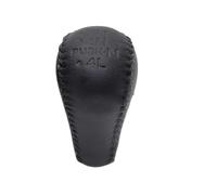Oajtjid for Nissan for Skyline for GT-R for R32 for R33 5-Speed Leather Shift Control Knob Car Gear Shift Knob(Push-N Black)