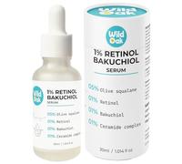OAK 1% Retinol Bakuchiol Ceramides Face Serum | Anti-Aging, Brightening & Skin Texture Improvement | Boosts Collagen & Restoration | Bakuchiol Is Powerful For Skin Barrier & Gentle On Skin |30Ml