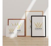 (Oak, 14" x 11") A1 A2 A3 A4 A5 Black Picture Frames Wood Effect White Photo Poster Frame Oak