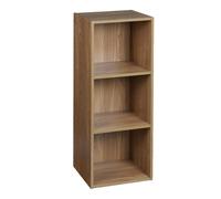 (Oak, 3 Tier) URBN LIVING Wooden Bookcase Storage Shelf