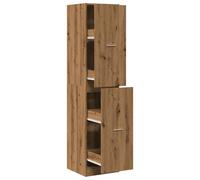 (oak, 40 x 41 x 174.5 cm) vidaXL Apothecary Cabinet Storage Cabinet Apothecary Cupboard Engineered Wood