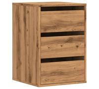 vidaXL Corner Chest of Drawers Artisian Oak 40x41x58 cm Engineered Wood