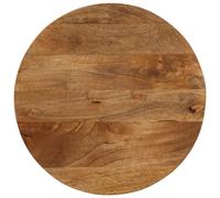 vidaXL Table Top, Dining Table Top for Home, Replacement Board for Side Table Dinner, Wooden Furniture Top, Round Solid Wood Mango