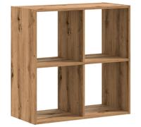 (oak, 68.5 x 32 x 68.5 cm) vidaXL Bookcase Bookshelf Book Rack Storage Cabinet Engineered Wood