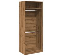(oak, 80 x 50 x 200 cm/ 1 shelf piece) vidaXL Wardrobe Clothing Storage Hanger Clothes Cabinet Closet Engineered Wood
