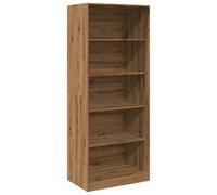 (oak, 80 x 50 x 200 cm/ 4 shelves piece) vidaXL Wardrobe Clothing Storage Hanger Clothes Cabinet Closet Engineered Wood