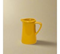 Oak and Brook Burnt Yellow Ceramic Jug